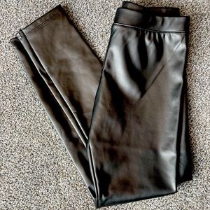 H&M Girls Faux Leather Pants